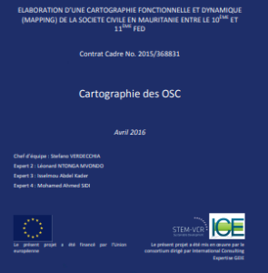 2016 Cartographie  Société Civile UE