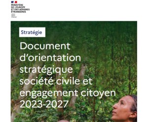 Document d'orientation stratégique société civile et engagement citoyen 2023-2027