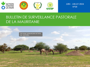 ACF Bulletin surveillance pastorale Mauritanie juin-juillet 2024