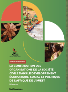 La contribution des organisations de la société civile dans le développement économique, social et politique de l'Afrique de l'Ouest 
