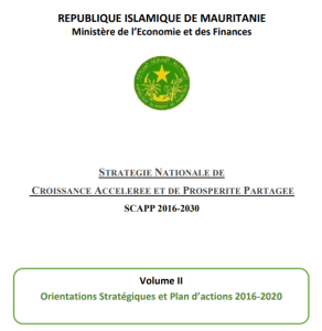 V2 Stratégie Nationale de Croissance Acceleree et de Prosperite Partagée SCAPP 2016 -2030