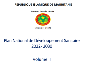 Plan National de Développement Sanitaire (PNDS) 2022-2030 Vol 2